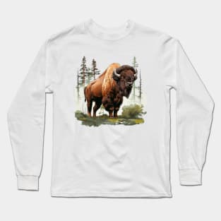 American Bison Long Sleeve T-Shirt